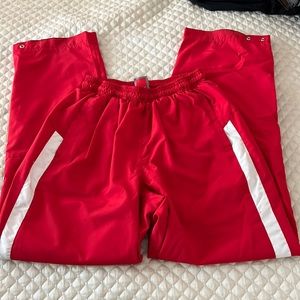 Nike red workout pants (SMALL)